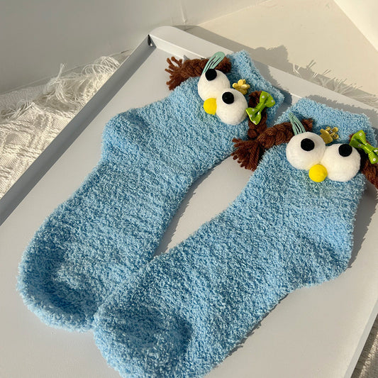 Chaussette Choupi BigEyes – Yeux Rigolos & Chaleur Cocoon