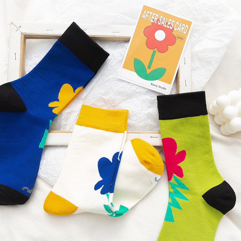 Chaussette Choupi Garden Fleurs Champêtres