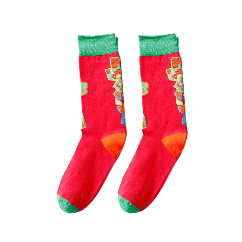Chaussette Choupi PopArt – Cartoon & Couleurs Flash