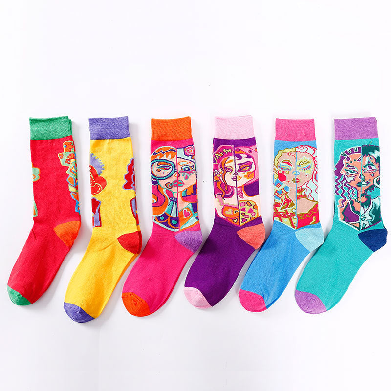 Chaussette Choupi PopArt – Cartoon & Couleurs Flash