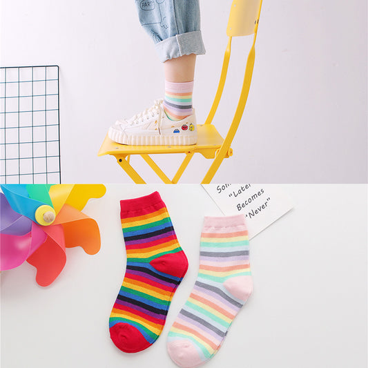Chaussette Choupi Rétro Rainbow – Fun & Vintage