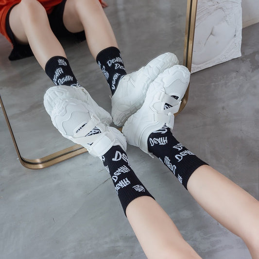 Chaussette Choupi Sketch – Fun Noir & Blanc