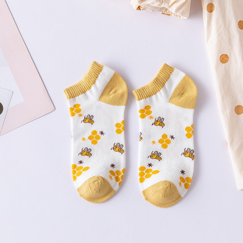 Lot de 5 Chaussettes Choupi BeeBoo – L’abeille la plus douce à tes pieds