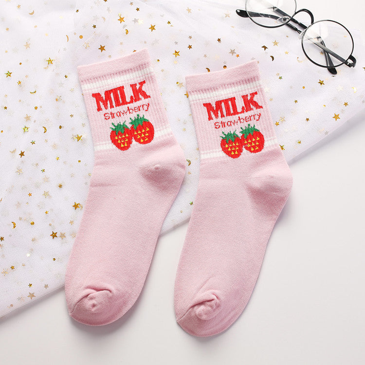 Chaussette Choupi Milk – Fraise & Banane Mignonnes