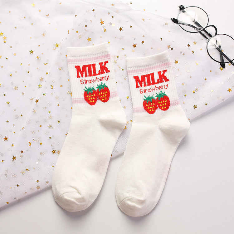 Chaussette Choupi Milk – Fraise & Banane Mignonnes