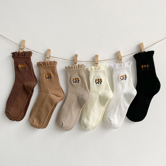 Chaussette Choupi Dentelle – Élégance & Douceur Japonaise
