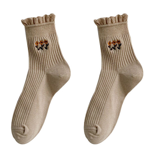 Chaussette Choupi Dentelle – Élégance & Douceur Japonaise