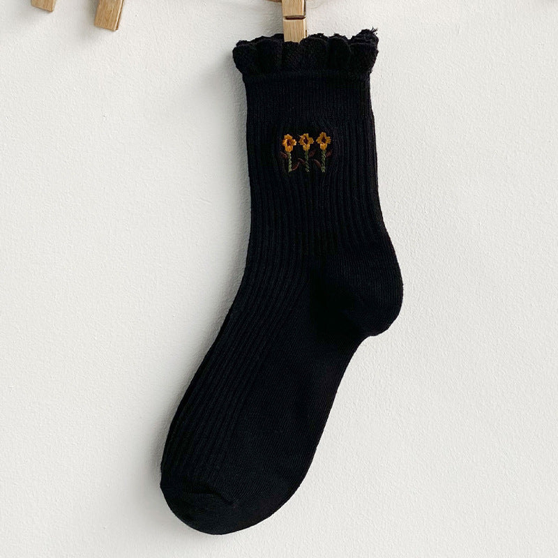 Chaussette Choupi Dentelle – Élégance & Douceur Japonaise