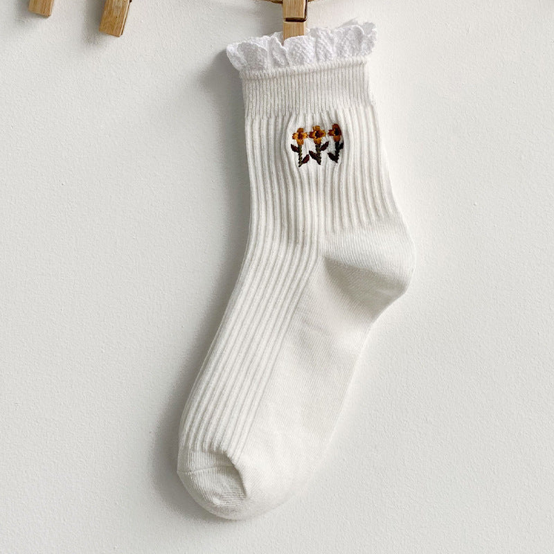 Chaussette Choupi Dentelle – Élégance & Douceur Japonaise