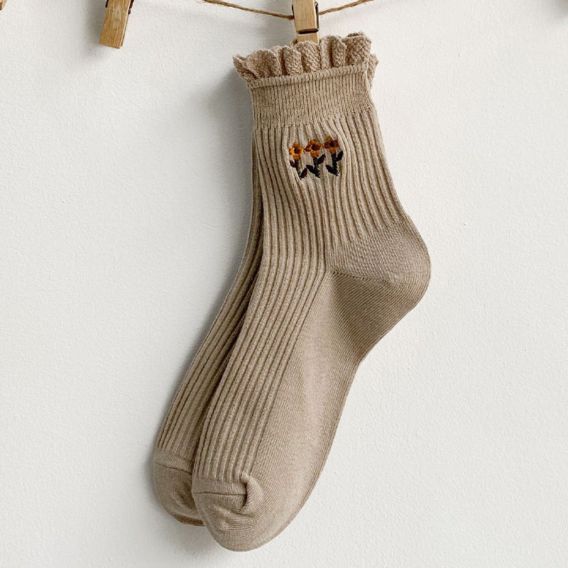 Chaussette Choupi Dentelle – Élégance & Douceur Japonaise