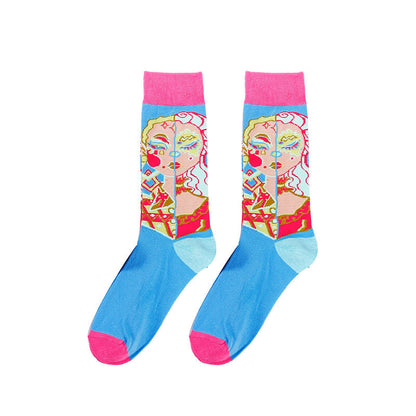 Chaussette Choupi PopArt – Cartoon & Couleurs Flash