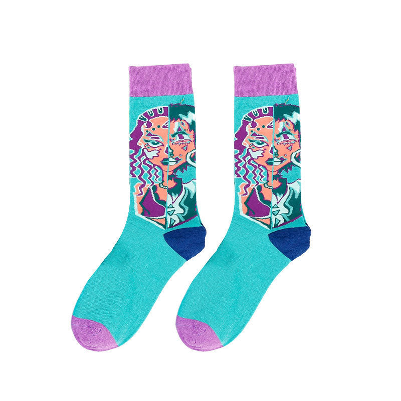 Chaussette Choupi PopArt – Cartoon & Couleurs Flash