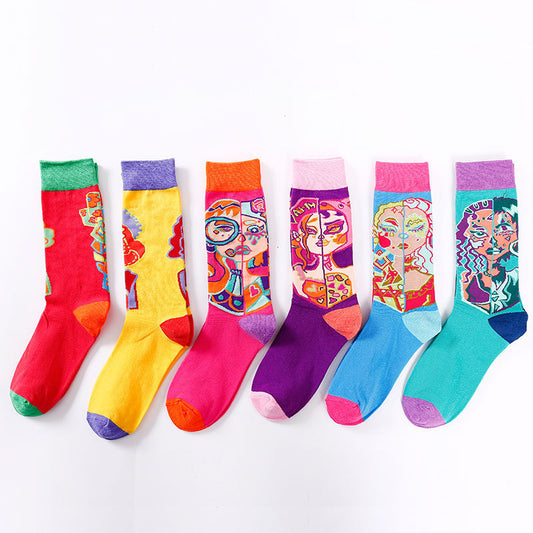 Chaussette Choupi PopArt – Cartoon & Couleurs Flash