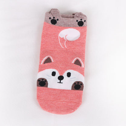 Chaussette Choupi Zoo – Lapin, Chat, Ours & Renard Trop Choux