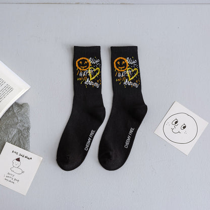 Chaussette Choupi Sketch – Fun Noir & Blanc
