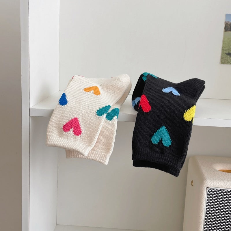Chaussette Choupi Cœur Coloré