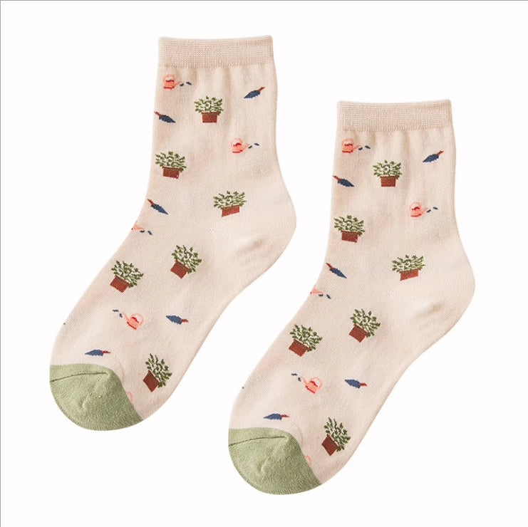 Lot de 3 chaussettes Choupi Tube – Mi-Hautes & Mignonnes