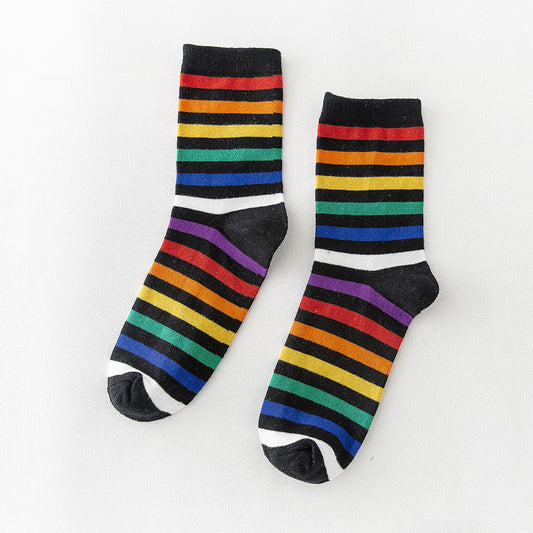 Chaussette Choupi Rayée – Douceur & Couleurs Vintage