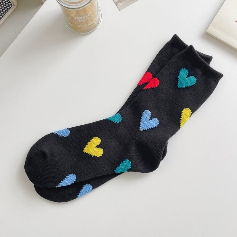 Chaussette Choupi Cœur Coloré