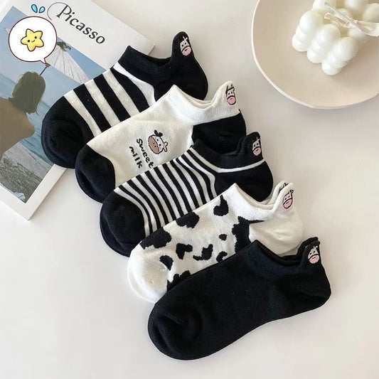 Lot de 5 chaussettes Choupi MooMoo – Vachement mignonnes (et invisibles !)