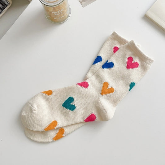 Chaussette Choupi Cœur Coloré
