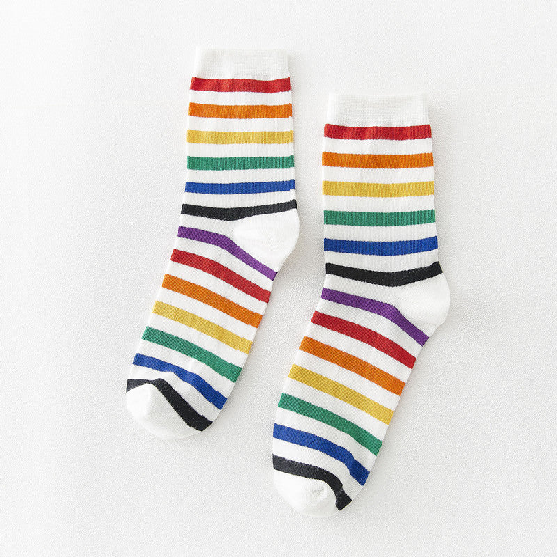 Chaussette Choupi Rayée – Douceur & Couleurs Vintage