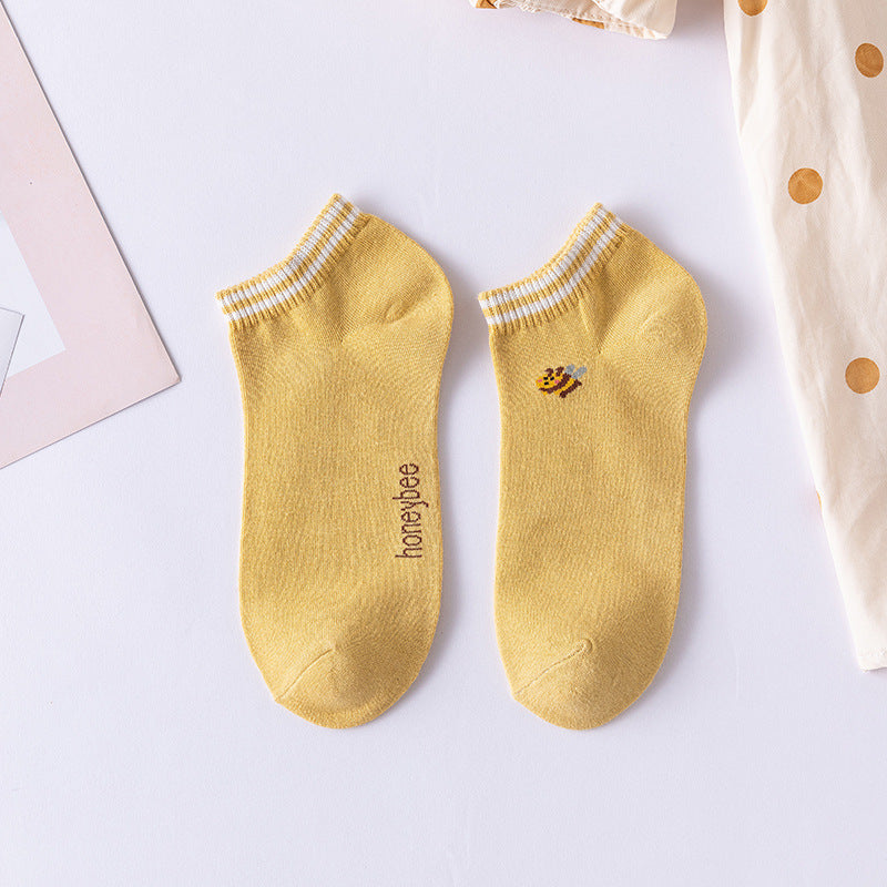 Lot de 5 Chaussettes Choupi BeeBoo – L’abeille la plus douce à tes pieds
