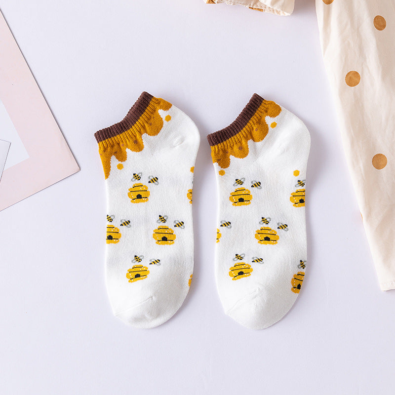 Lot de 5 Chaussettes Choupi BeeBoo – L’abeille la plus douce à tes pieds