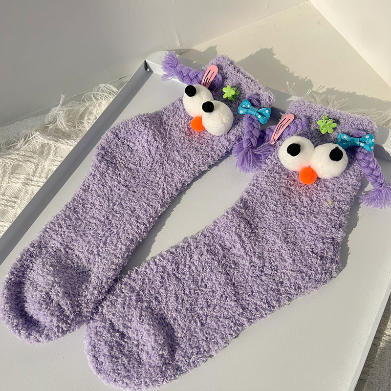 Chaussette Choupi BigEyes – Yeux Rigolos & Chaleur Cocoon