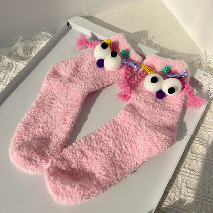Chaussette Choupi BigEyes – Yeux Rigolos & Chaleur Cocoon