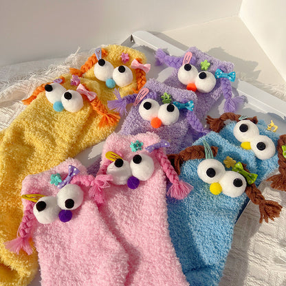 Chaussette Choupi BigEyes – Yeux Rigolos & Chaleur Cocoon