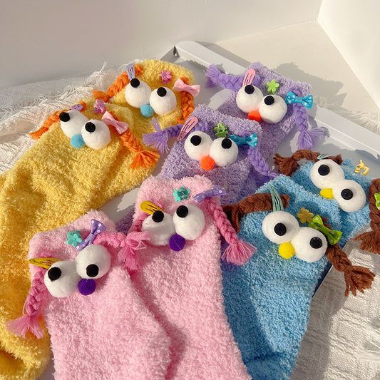 Chaussette Choupi BigEyes – Yeux Rigolos & Chaleur Cocoon